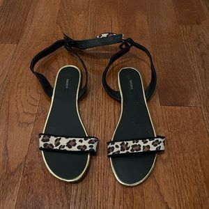Forever 21 Leopard Print Sandals